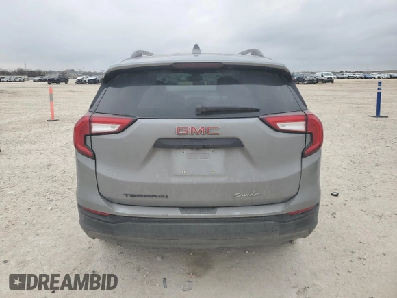 2023 GMC Terrain SLE with VIN 3GKALMEGXPL271982, listed as a Copart auction lot 44251965 with 26,103 mi miles and Salvage Title. Bid and sale history available at carsss.com. Image 6.