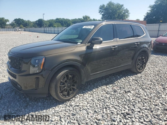 2022 Kia Telluride SX z VIN 5XYP5DHC6NG221853, wystawiony jako Copart lot #52912795 z przebiegiem 78 374 mil mil oraz Szkoda całkowita • Salvage title. Historia ofert i sprzedaży dostępna na DreamBid. Obrazek 1.