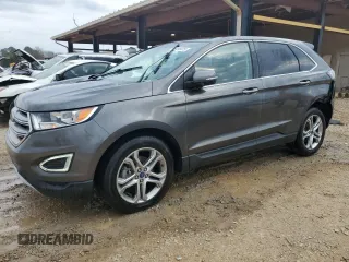2016 Ford Edge Titanium with VIN 2FMPK3K91GBB13675, listed as a Copart auction lot 44198475 with 129,236 mi miles and Salvage Title. Bid and sale history available at carsss.com. Image 1.
