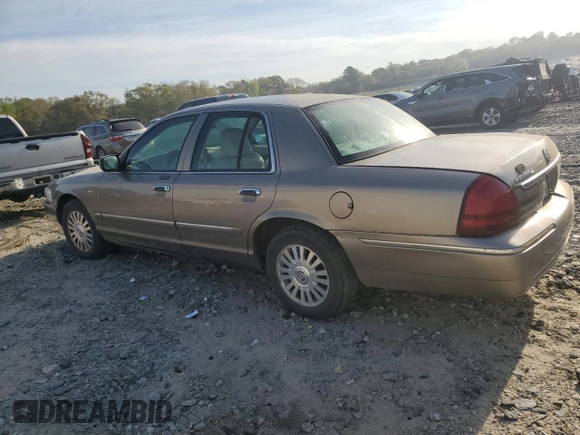2006 Mercury Grand Marquis LS Premium with VIN 2MEFM75V66X640394, listed as a Copart auction lot 51102925 with 102,415 mi miles and Salvage Title. Bid and sale history available at DreamBid. Image 2.