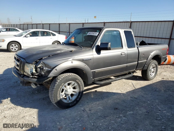 2007 Ford Ranger STX with VIN 1FTYR44U87PA25467, listed as a Copart auction lot 86335024 with 786,378 mi miles and Salvage Title. Bid and sale history available at carsss.com. Image 1.