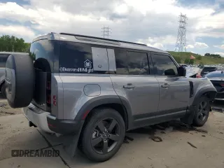 2020 Land Rover Defender HSE with VIN SALE9EEU6L2010232, listed as a Copart auction lot 61043835 with 59,479 mi miles and Salvage title. Bid and sale history available at DreamBid. Image 3.