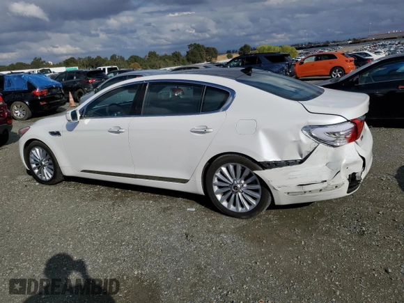 2015 Kia K900 Luxury with VIN KNALW4D43F6021136, listed as a Copart auction lot 79057764 with 60,959 mi miles and Salvage Title. Bid and sale history available at carsss.com. Image 2.
