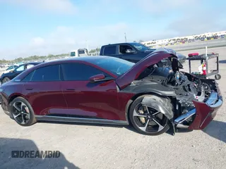 2024 Lucid Air Touring with VIN 50EA1TEA1RA009863, listed as a IAAI auction lot 41490944 with 4,823 mi miles. Bid and sale history available at carsss.com. Image 13.