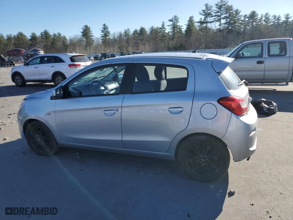 2020 Mitsubishi Mirage ES with VIN ML32A3HJ8LH001880, listed as a Copart auction lot 81267184 with 73,040 mi miles and Salvage Title. Bid and sale history available at carsss.com. Image 2.