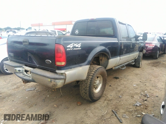 2002 Ford F-250 XL with VIN 1FTNW21F72EC73901, listed as a IAAI auction lot 33186971 with 241,247 mi miles and . Bid and sale history available at DreamBid. Image 4.