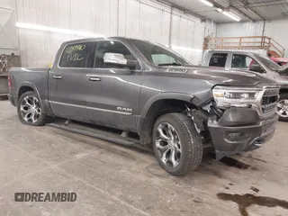 2020 Ram 1500 Limited with VIN 1C6SRFHT8LN254585, listed as a IAAI auction lot 41189940 with 58,631 mi miles. Bid and sale history available at carsss.com. Image 1.