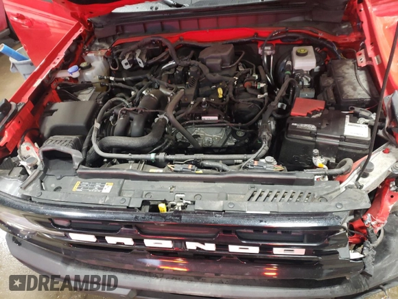 2023 Ford Bronco with VIN 1FMDE5DH2PLB06826, listed as a Copart auction lot 83089214 with 16,959 mi miles and Salvage Title. Bid and sale history available at DreamBid. Image 12.