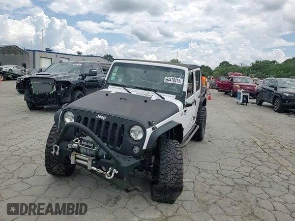 2015 Jeep Wrangler Unlimited Sport с VIN 1C4BJWDG3FL570131, выставлен на аукционе Copart как лот 64418415 с пробегом 112 362 миль миль и Списание • Salvage title. История ставок и продаж доступна на DreamBid. Изображение 14.