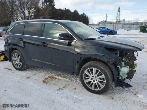 2015 Toyota Highlander XLE with VIN 5TDJKRFH9FS187342, listed as a Copart auction lot 41741355 with 121,448 mi miles and Salvage Title. Bid and sale history available at carsss.com. Image 4.