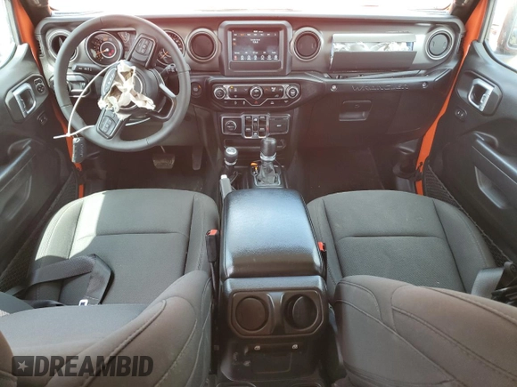 2023 Jeep Wrangler Sport S with VIN 1C4HJXDG7PW675321, listed as a Copart auction lot 54154795 with 10,269 mi miles and Salvage Title. Bid and sale history available at DreamBid. Image 8.