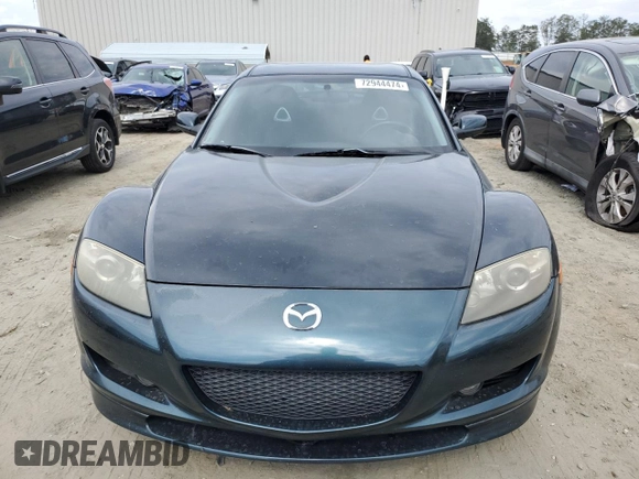 2004 Mazda RX-8 z VIN JM1FE17N040130675, wystawiony jako Copart lot #72944474 z przebiegiem 143 744 mil mil oraz Czysty tytuł • Clean title. Historia ofert i sprzedaży dostępna na DreamBid. Obrazek 5.