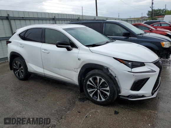 2019 Lexus NX 300 z VIN JTJBARBZ5K2192588, wystawiony jako Copart lot #56175425 z przebiegiem 86 286 mil mil oraz Szkoda całkowita • Salvage title. Historia ofert i sprzedaży dostępna na DreamBid. Obrazek 4.