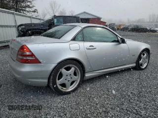 2001 Mercedes-Benz SLK-Class with VIN WDBKK65F31F230678, listed as a Copart auction lot 50951695 with 95,001 mi miles and Salvage Title. Bid and sale history available at carsss.com. Image 3.