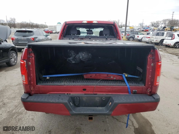 2015 Ford F-150 XLT w/HD Payload Pkg with VIN 1FTFW1EG9FFA35744, listed as a Copart auction lot 51133275 with 128,006 mi miles and Salvage Title. Bid and sale history available at carsss.com. Image 6.