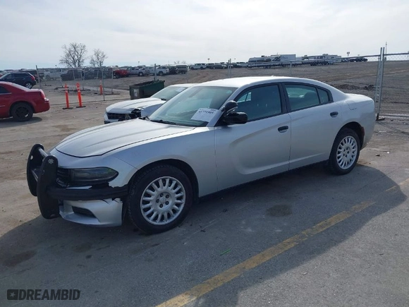 2019 Dodge Charger Police with VIN 2C3CDXKT9KH577260, listed as a IAAI auction lot 41771905 with NaN miles. Bid and sale history available at carsss.com. Image 2.