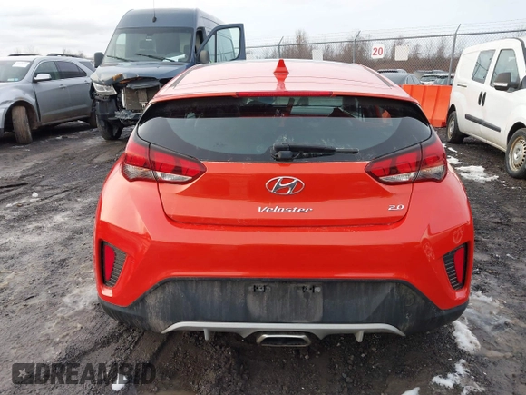 2019 Hyundai Veloster 2.0 with VIN KMHTG6AF6KU005046, listed as a IAAI auction lot 41073491 with 31,490 mi miles. Bid and sale history available at carsss.com. Image 16.