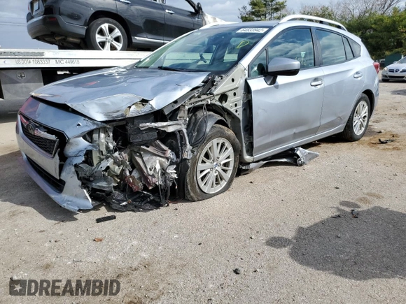 2018 Subaru Impreza Premium with VIN 4S3GTAD66J3724009, listed as a Copart auction lot 64833942 with 105,862 mi miles. Bid and sale history available at carsss.com. Image 9.