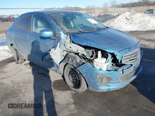 2019 Mitsubishi Mirage ES z VIN ML32F3FJ9KHF10799, wystawiony jako IAAI lot #41646074 z przebiegiem 76 157 mil mil oraz . Historia ofert i sprzedaży dostępna na DreamBid. Obrazek 1.