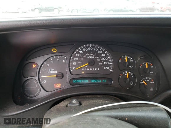 2006 Chevrolet Silverado 1500 Work Truck with VIN 3GCEK14Z66G240043, listed as a Copart auction lot 48741695 with 205,894 mi miles and Salvage Title. Bid and sale history available at carsss.com. Image 9.