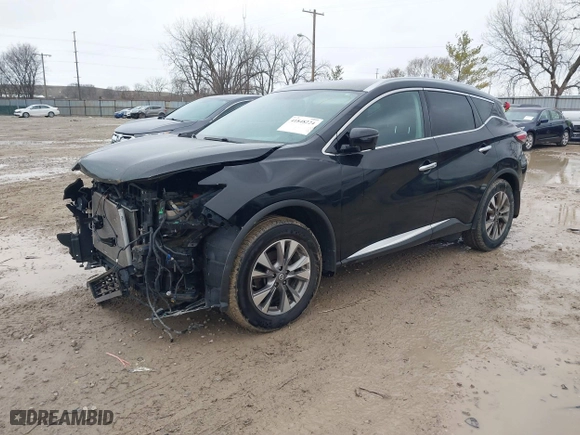 2016 Nissan Murano SL with VIN 5N1AZ2MH2GN170147, listed as a IAAI auction lot 41848224 with 96,191 mi miles. Bid and sale history available at carsss.com. Image 18.