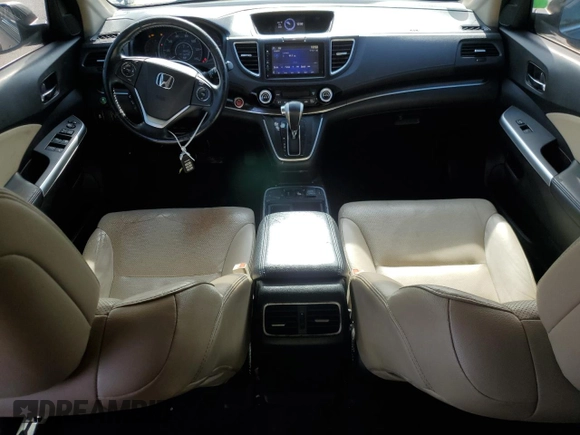 2015 Honda CR-V EX-L with VIN 2HKRM3H76FH525672, listed as a Copart auction lot 43263115 with 156,427 mi miles and Salvage Title. Bid and sale history available at carsss.com. Image 8.