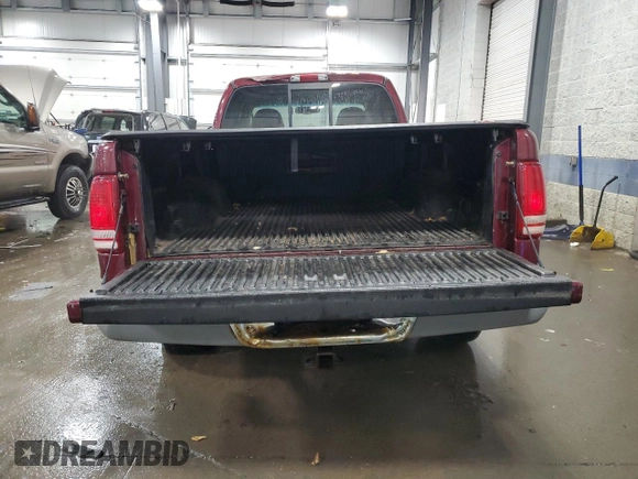 2001 Dodge Dakota Sport with VIN 1B7GG22N31S267864, listed as a Copart auction lot 45708245 with 107,522 mi miles and Salvage Title. Bid and sale history available at carsss.com. Image 6.