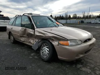 1997 Ford Escort LX with VIN 3FALP15P7VR132710, listed as a Copart auction lot 87546515 with 185,646 mi miles and Salvage Title. Bid and sale history available at carsss.com. Image 4.