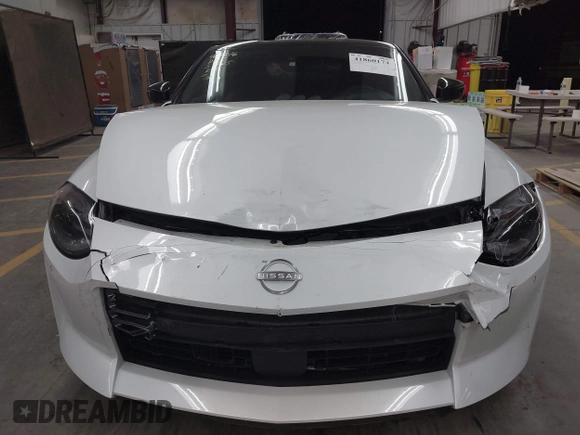 2024 Nissan Z Performance with VIN JN1BZ4BH9RM364239, listed as a IAAI auction lot 41860174 with 7,501 mi miles and . Bid and sale history available at DreamBid. Image 12.