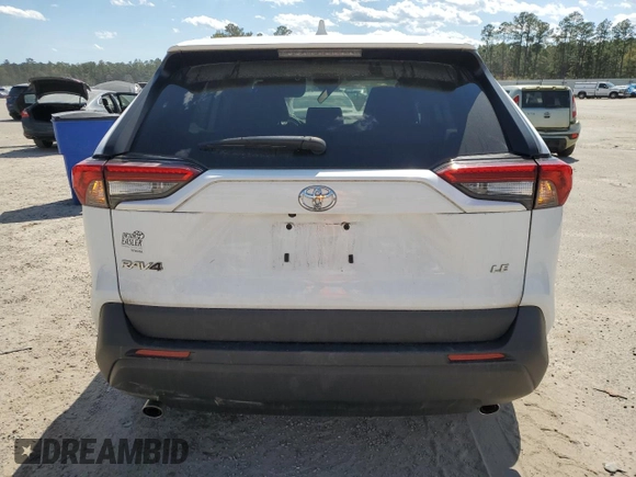 2023 Toyota RAV4 LE with VIN 2T3H1RFV2PW248098, listed as a Copart auction lot 50696885 with 39,511 mi miles and Salvage Title. Bid and sale history available at carsss.com. Image 6.
