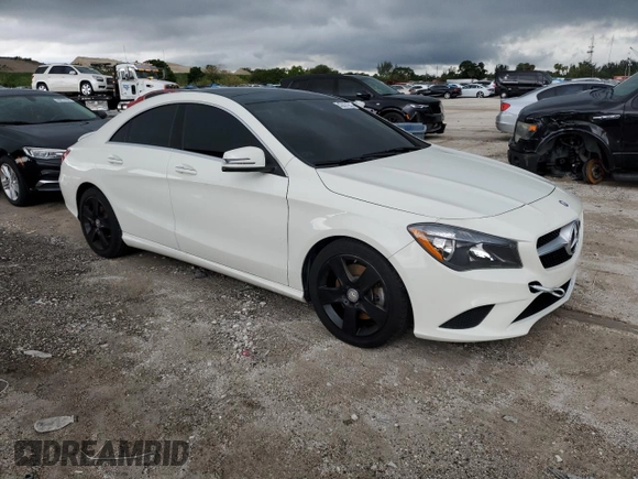 2016 Mercedes-Benz CLA with VIN WDDSJ4GB7GN332184, listed as a Copart auction lot 48431943 with 53,272 mi miles. Bid and sale history available at carsss.com. Image 4.