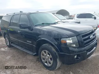 2008 Ford Expedition EL Limited with VIN 1FMFK19548LA60555, listed as a IAAI auction lot 41347532 with 212,280 mi miles. Bid and sale history available at carsss.com. Image 1.