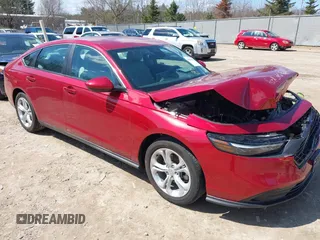 2024 Honda Accord LX z VIN 1HGCY1F21RA022053, wystawiony jako IAAI lot #42104024 z przebiegiem 14 763 mil mil oraz . Historia ofert i sprzedaży dostępna na DreamBid. Obrazek 1.