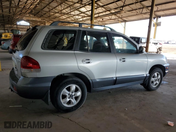2006 Hyundai Santa Fe GLS with VIN KM8SC73D76U076450, listed as a Copart auction lot 80161354 with 153,966 mi miles and Clean Title. Bid and sale history available at carsss.com. Image 3.