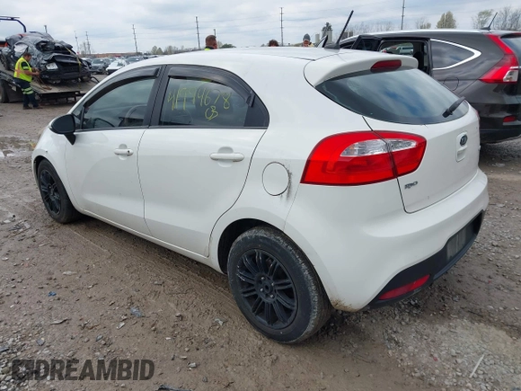 2012 Kia Rio EX with VIN KNADN5A31C6041521, listed as a IAAI auction lot 41994678 with 142,229 mi miles. Bid and sale history available at carsss.com. Image 3.