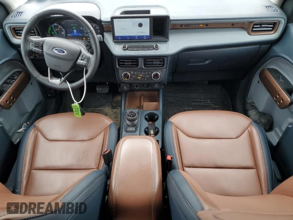 2022 Ford Maverick XL with VIN 3FTTW8E38NRA72553, listed as a Copart auction lot 46357695 with 29,937 mi miles and Salvage Title. Bid and sale history available at DreamBid. Image 8.