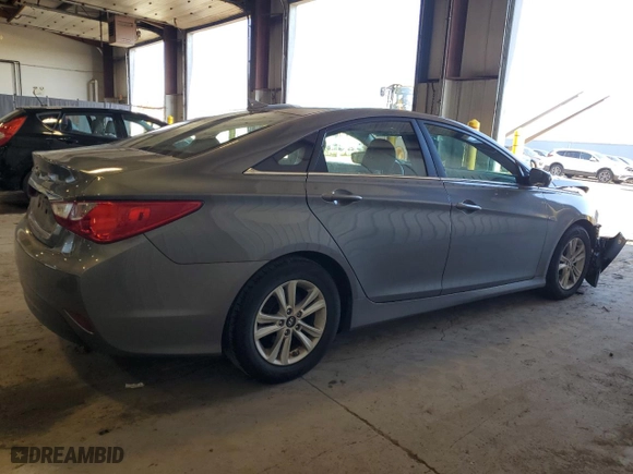2014 Hyundai Sonata GLS with VIN 5NPEB4AC8EH839940, listed as a Copart auction lot 52439425 with 205,458 mi miles and Salvage Title. Bid and sale history available at carsss.com. Image 3.