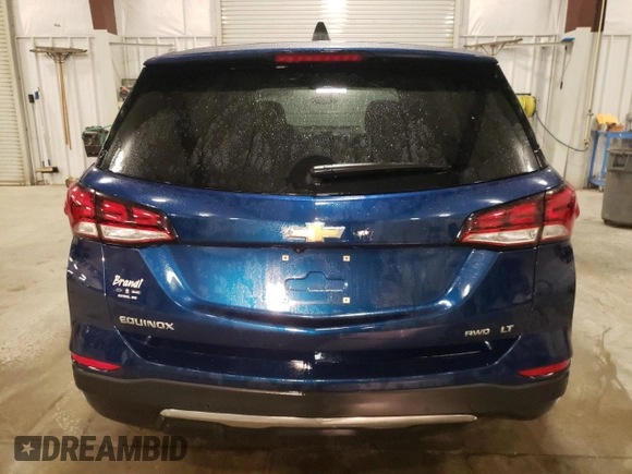 2022 Chevrolet Equinox LT z VIN 3GNAXUEV4NL233974, wystawiony jako Copart lot #50736885 z przebiegiem 17 127 mil mil oraz Szkoda całkowita • Salvage title. Historia ofert i sprzedaży dostępna na DreamBid. Obrazek 6.