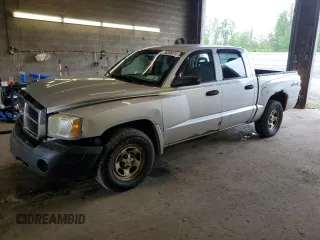 2007 Dodge Dakota ST with VIN 1D7HW28N37S144269, listed as a Copart auction lot 56395474 with 101,210 mi miles and Non Repairable. Bid and sale history available at carsss.com. Image 1.