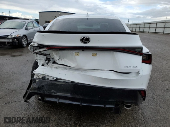 2024 Lexus IS with VIN JTHGZ1B25R5074554, listed as a Copart auction lot 49665205 with 6,978 mi miles and Salvage Title. Bid and sale history available at carsss.com. Image 6.