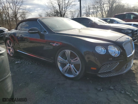 2016 Bentley Continental GT V8 S with VIN SCBGH3ZA8GC056834, listed as a Copart auction lot 87885395 with 15,134 mi miles and Salvage Title. Bid and sale history available at carsss.com. Image 4.