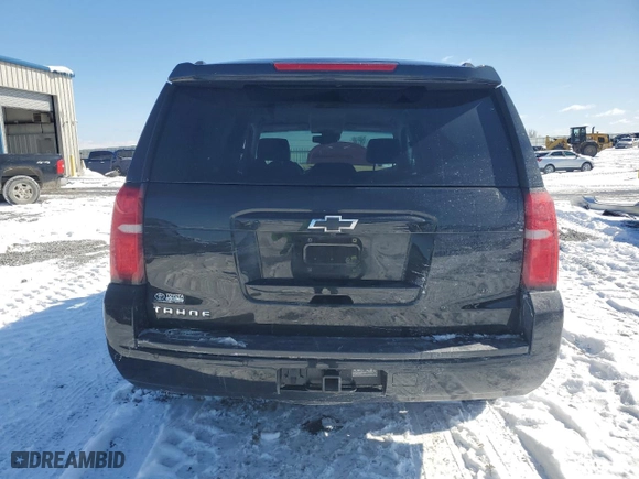 2018 Chevrolet Tahoe LT with VIN 1GNSKBKC0JR158283, listed as a Copart auction lot 45918265 with 0 mi miles and Salvage Title. Bid and sale history available at carsss.com. Image 6.
