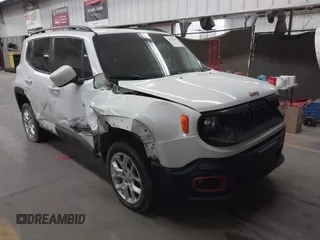 2017 Jeep Renegade Altitude with VIN ZACCJBBB6HPE62573, listed as a IAAI auction lot 41925401 with 105,735 mi miles and . Bid and sale history available at DreamBid. Image 1.