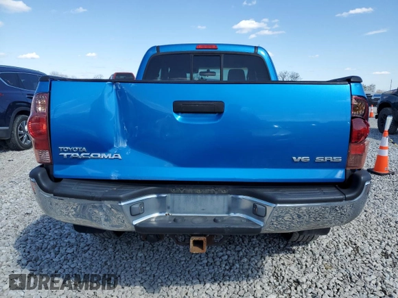 2006 Toyota Tacoma with VIN 5TEUU42N76Z316137, listed as a Copart auction lot 51234215 with 182,399 mi miles and Salvage Title. Bid and sale history available at carsss.com. Image 6.