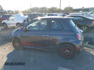 2015 FIAT 500e with VIN 3C3CFFGE3FT603301, listed as a IAAI auction lot 41599133 with 42,635 mi miles. Bid and sale history available at carsss.com. Image 14.