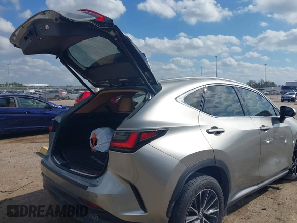2024 Lexus NX with VIN 2T2GGCEZXRC038367, listed as a IAAI auction lot 41492159 with 34,753 mi miles. Bid and sale history available at carsss.com. Image 18.