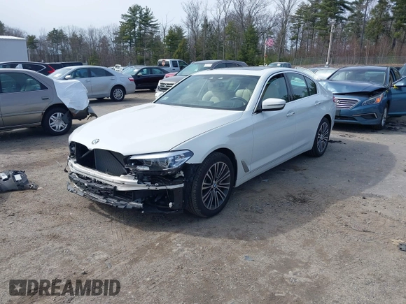 2018 BMW 5 Series 530i xDrive with VIN WBAJA7C53JWA73427, listed as a IAAI auction lot 41906763 with 44,774 mi miles. Bid and sale history available at carsss.com. Image 18.