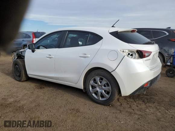 2016 Mazda 3 i Sport with VIN JM1BM1J74G1337385, listed as a Copart auction lot 48354895 with 75,167 mi miles and Salvage Title. Bid and sale history available at DreamBid. Image 2.