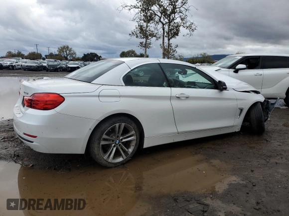 2014 BMW 4 Series 428i with VIN WBA3V7C59EJ872481, listed as a Copart auction lot 82449884 with 82,303 mi miles and Salvage title. Bid and sale history available at DreamBid. Image 3.