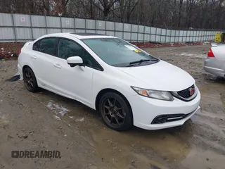2015 Honda Civic Sedan Si with VIN 2HGFB6E58FH707610, listed as a IAAI auction lot 41420340 with 100,122 mi miles. Bid and sale history available at carsss.com. Image 1.